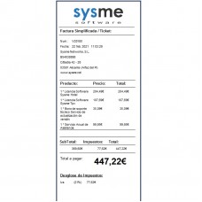 Formato de Ticket 80mm en Español