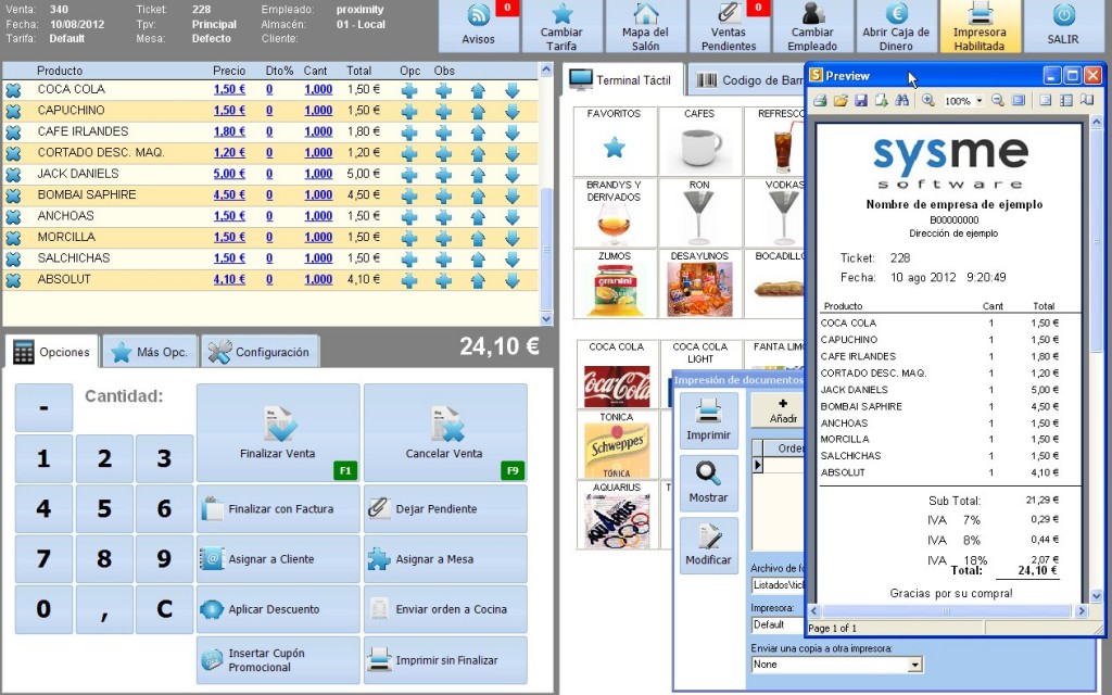 Software Tpv Sysme Tpv 4.25